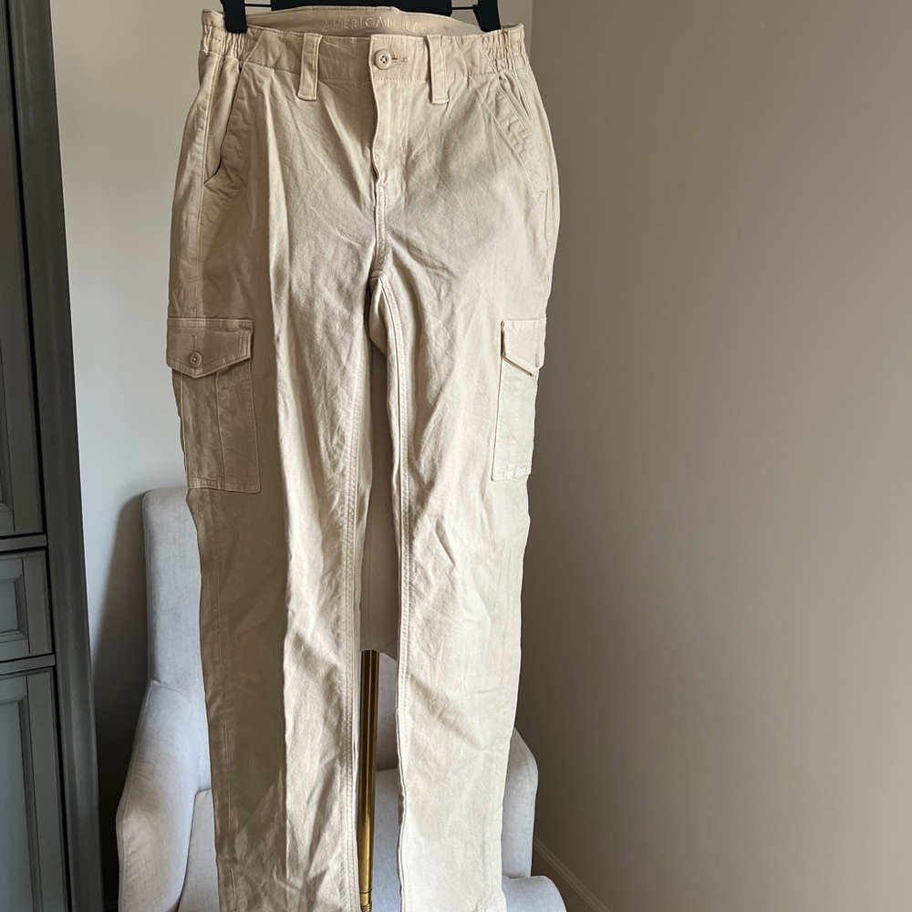 American Eagle Tan Cargo Pants